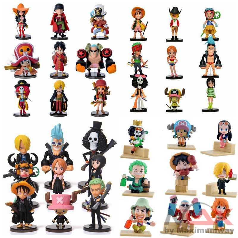 Action Figure One Piece 9 PCS