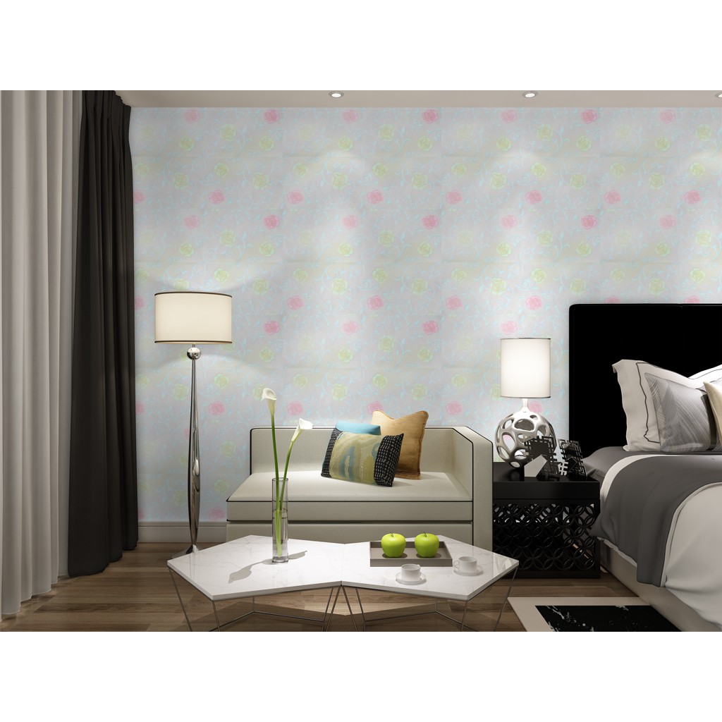 Wallpaper Sticker Motif Bunga 5146