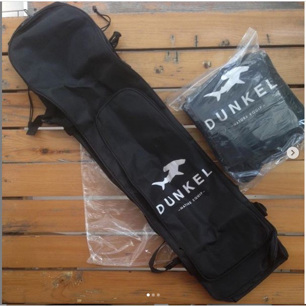 Tas Long Fin freedive Spearfishing Bag Dunkel
