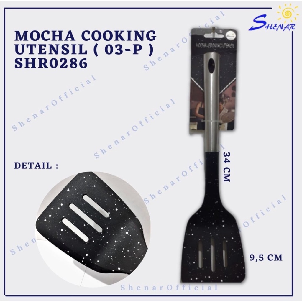 SHENAR, SPATULA SET / CENTONG / SPATULA STAINLESS / KITCHEN UTENSIL SET / MOCHA COOKING UTENSIL