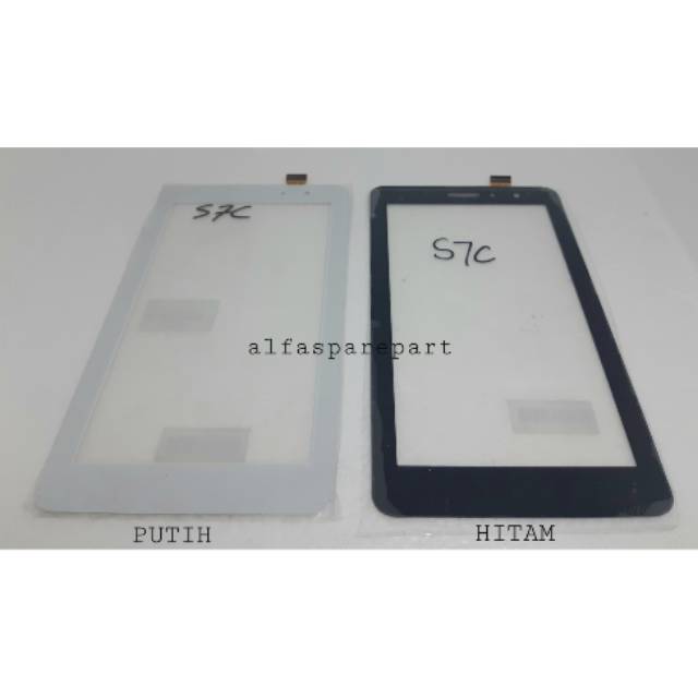 TS / TOUCHSCREEN ADVAN S7C PUTIH/HITAM