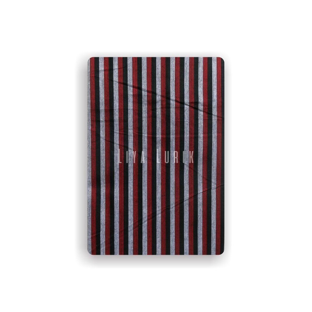 Kain Tenun Lurik Motif Salur Hitam Merah Putih