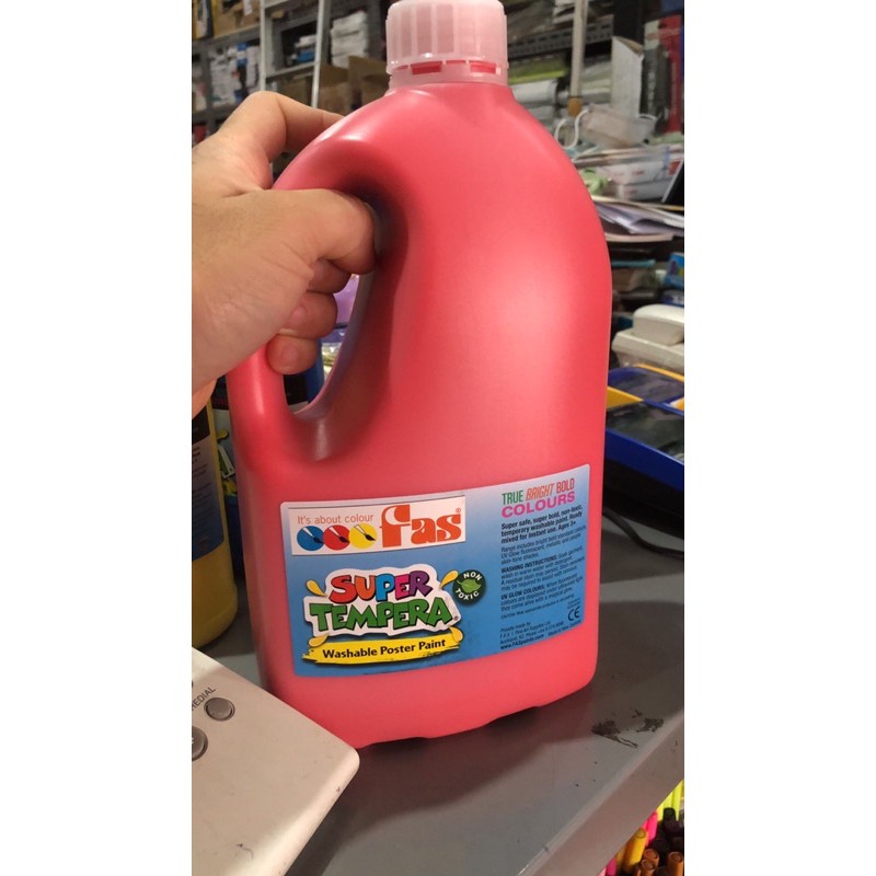

fas super tempera washable poster paint 2 liter