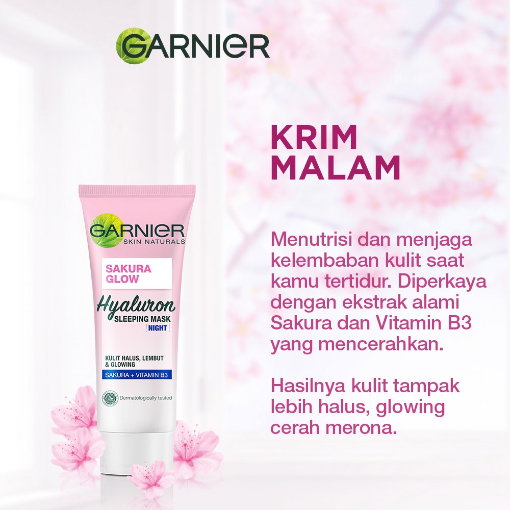 GARNIER Sakura White Night Cream