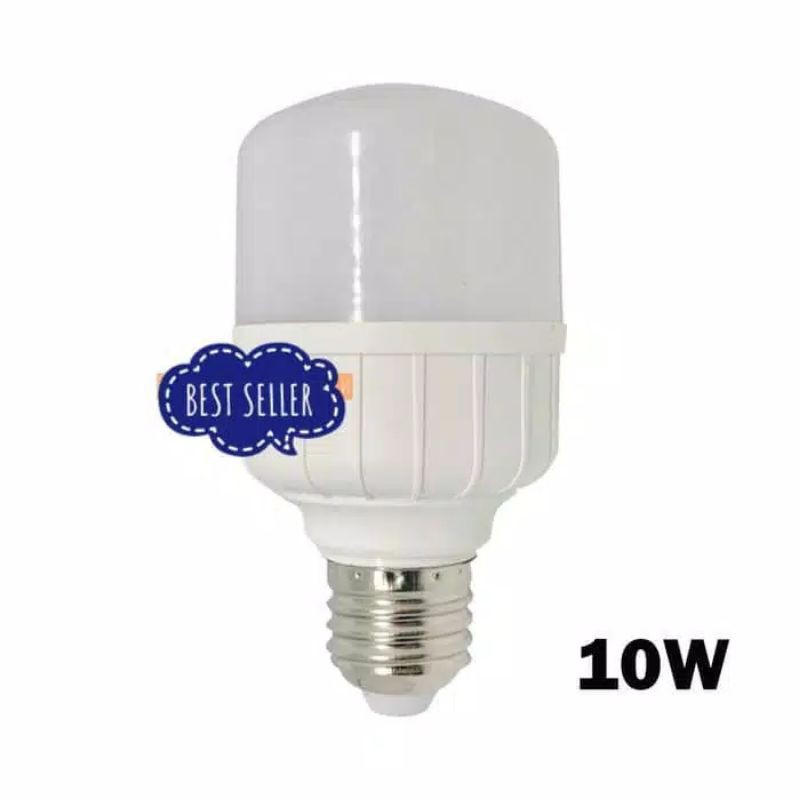 LAMPU BOHLAM LED BULB 10 WATT WHITE LAMPU LED 10 WATT CAPSUL PUTIH