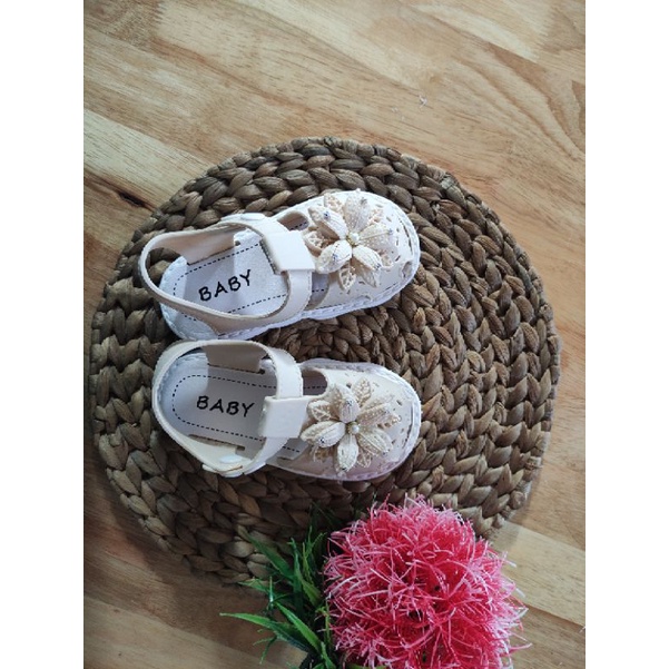 Bundara.id Se-133 (Size 16-25) Sendal anak perempuan import Sandal anak bunga cantik