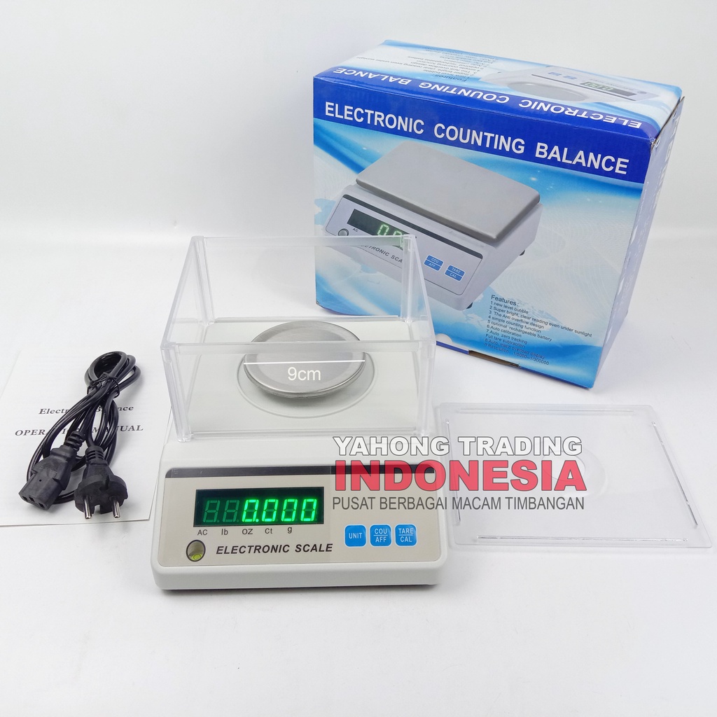 Timbangan Digital 100g Akurasi 0.001g YHG YH-103R Timbangan Emas Obat Bubuk Bubuk