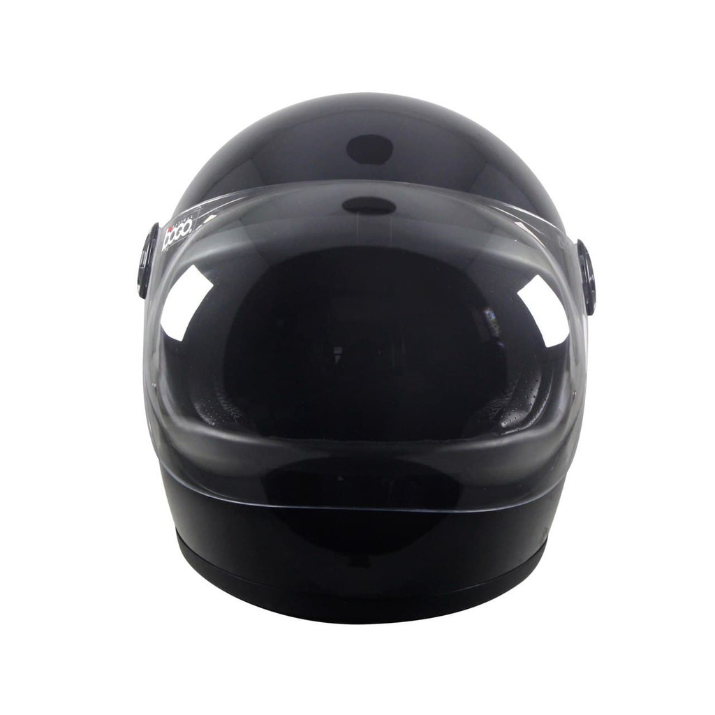 Helm Cakil Gringgo Fullface Black Glossy (Retro / Vintage / Klasik / Vespa )