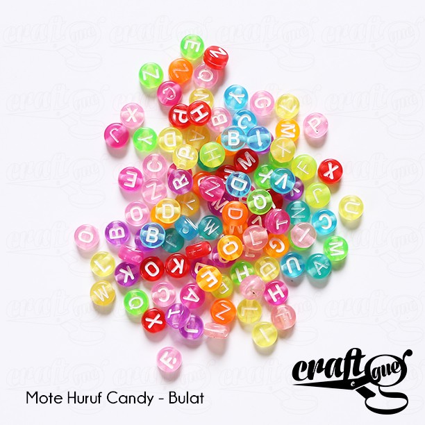 Mote Huruf/Abjad/Alfabet CANDY