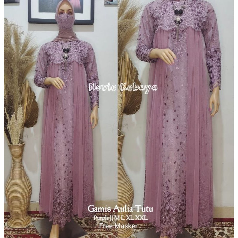 [COD] GAMIS AULIA TUTU BY NOVIE KEBAYA