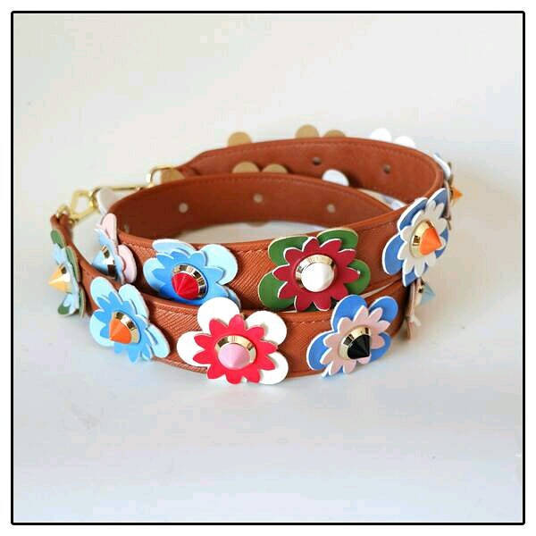 Clearence Sale! Flower Strap You Inspired/ Bagstrap/ Tali Tas Bunga Panjang 105 cm PU Import Kulit Sintetis PU Leather