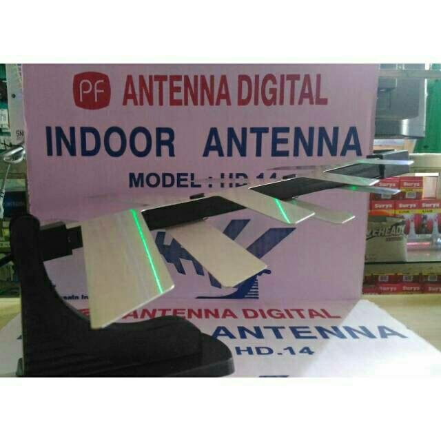 NEW Antena TV Digital Indoor Dalam LED LCD Dual Band UHF