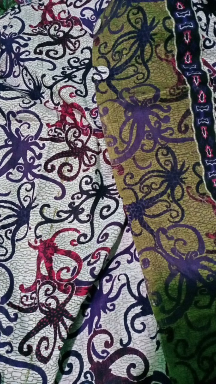 Batik Dolby Dolbi Dobby Doby Tenun Sutra Tulis Katun Atbm Baron Atasan Batik Wanita Sogan Srg308