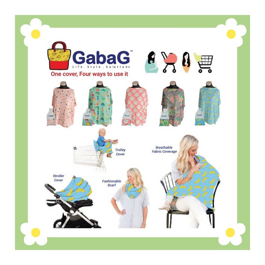 Gabag Apron Menyusui 3 in 1