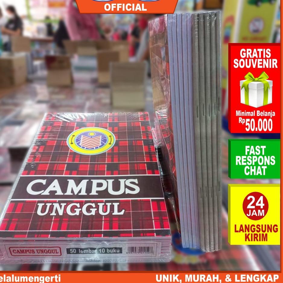 

Z60 IDOLMART Buku Tulis Campus Unggul isi 50 Lembar Buku Tulis Sekolah Boxy Σ↕ (Terlaku.)