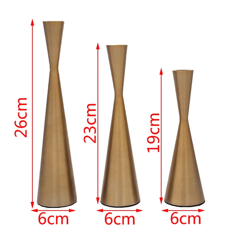 Zzz Classical Candlestick Hollow Besi Candlestick Holder Stand Pesta Pernikahan