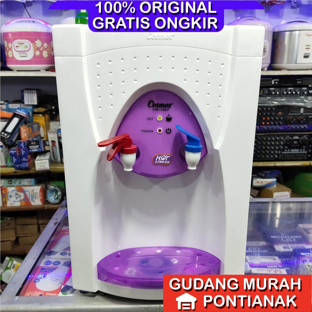 Dispenser Cosmos CWD 1138 panas normal untuk galon