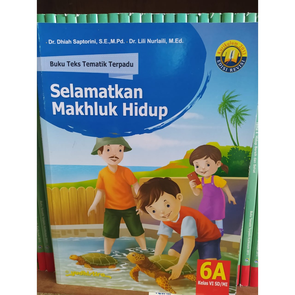 Buku Teks Tematik Terpadu Kelas 6 Untuk SD/MI Penerbit Yudistira
