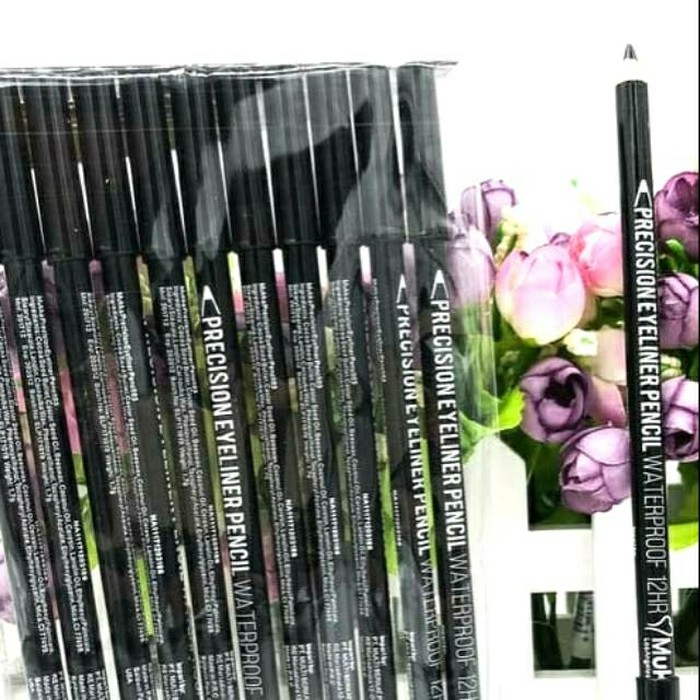 Precision Eyeliner Pencil Mukka(Hitam) Ori Bpom - Hitam