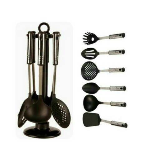 Oxone OX-964 Kitchen Tool Set Hitam - Alat Dapur Profesional