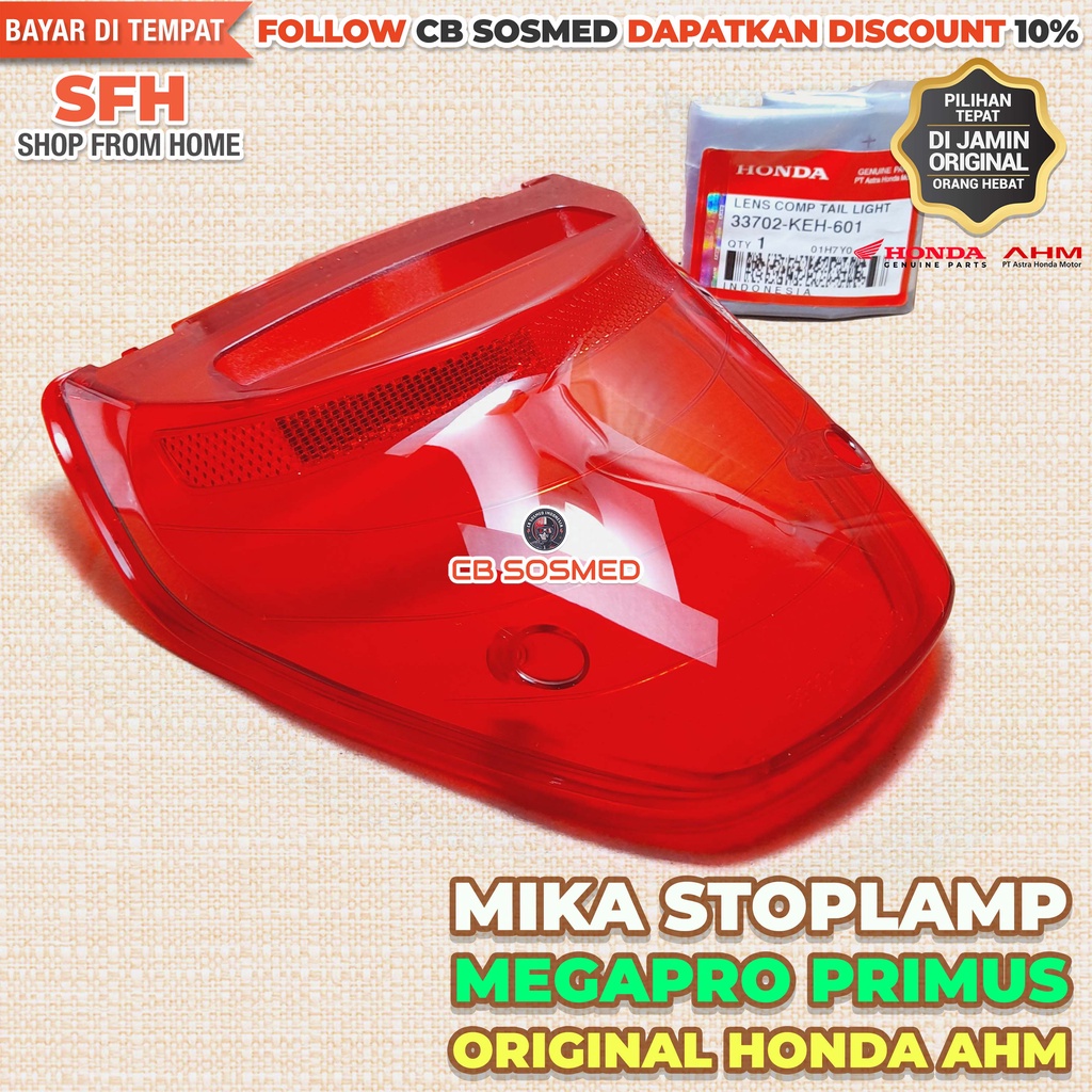 Mika Stoplamp Megapro Primus Lensa Stoplamp MP Primus Kaca Stoplamp Mega Pro Advance Original Honda 