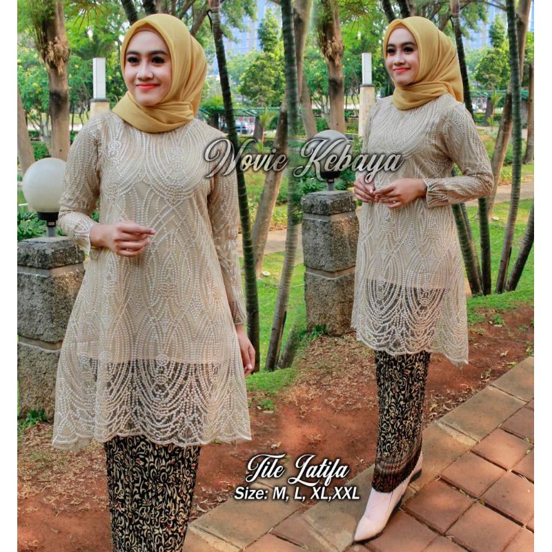 kebaya tunik novie modern