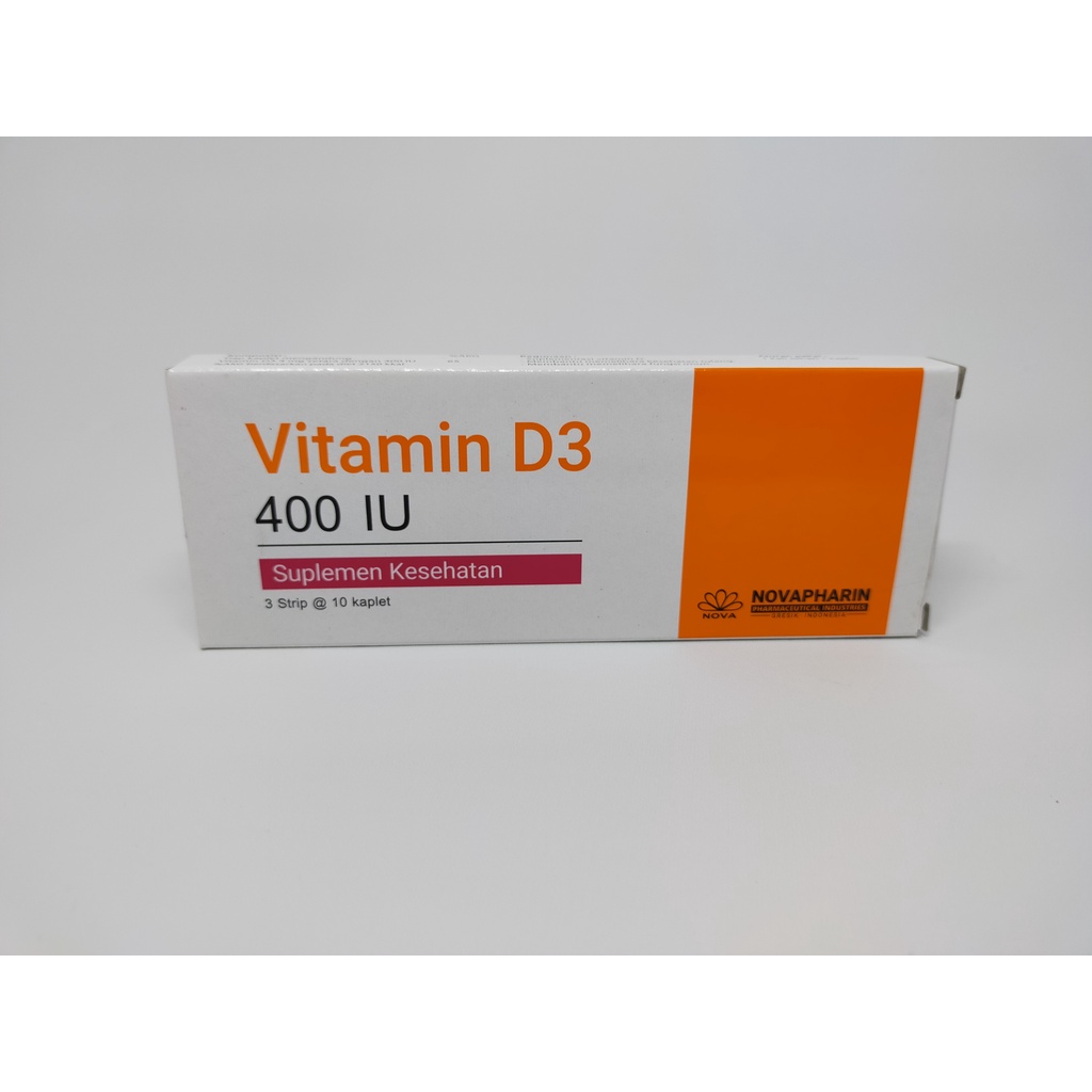 Vitamin D3 400IU Novapharin isi 30 tablet