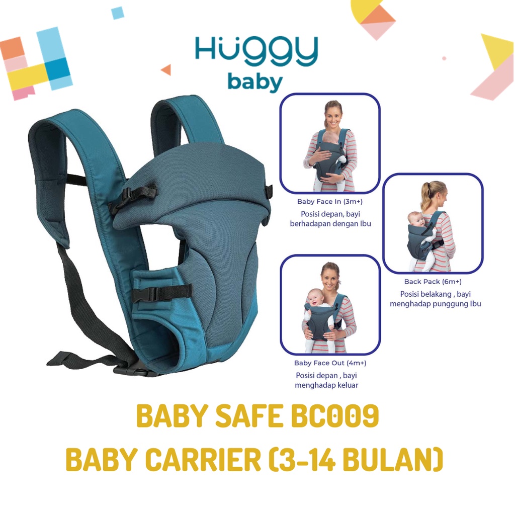 Baby Safe BC009 Baby Carrier | Gendongan Bayi