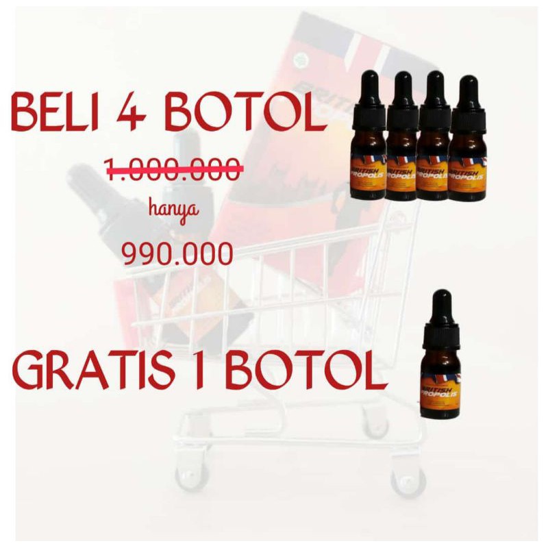 

BELI 4 BRITISH PROPOLIS FREE 1 100% ORIGINAL.GARANSI UANG KEMBALI!