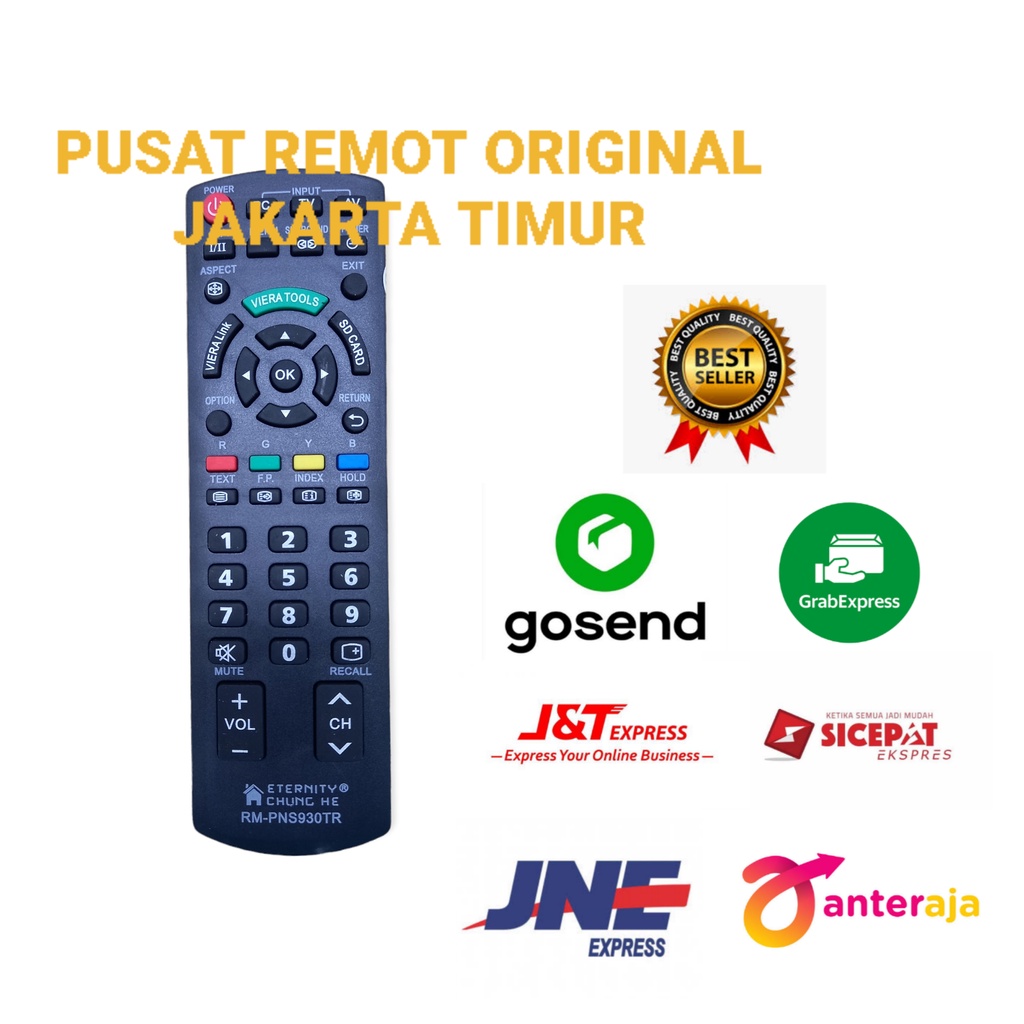 REMOTE REMOT TV PANASONIK VIERA LED LCD N2QAYB000543 SEPERTI ORIGINAL