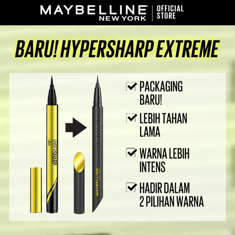 Maybelline Hypersharp Eyeliner/Maybelline Hypersharp Extreme(Baca Deskripsi)