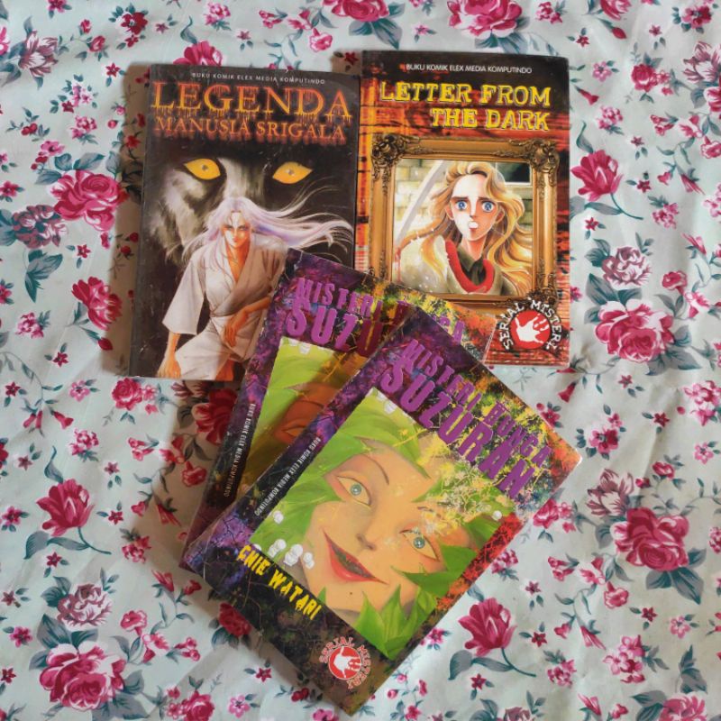 Komik Serial Misteri - Chie Watari - Misteri Bunga Suzuran - Letter From the Dark - Misteri Manusia 