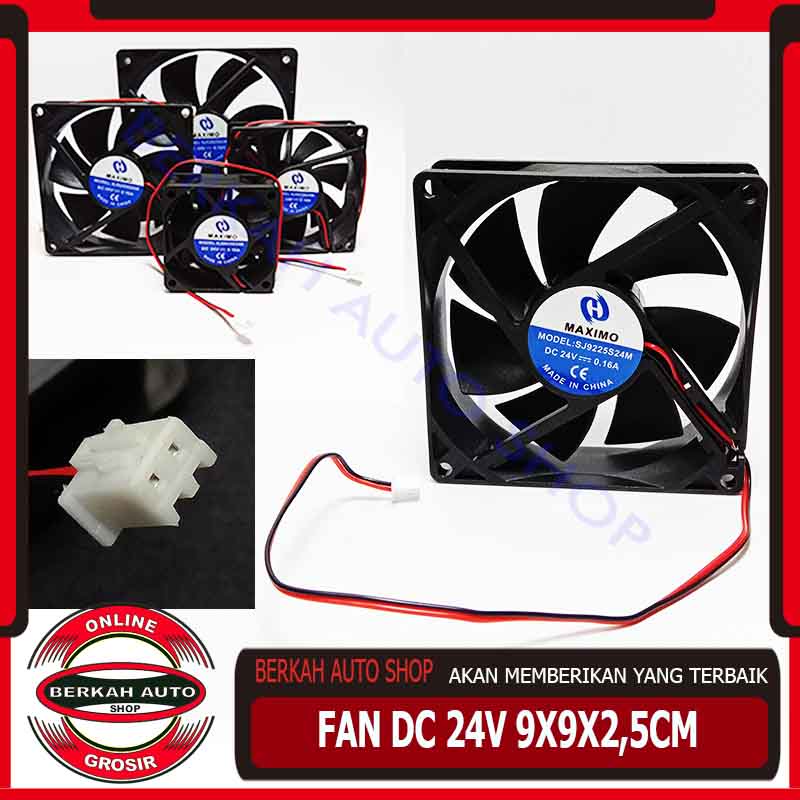 Fan Dc 24V 9cm Original - kipas fan dc 24volt