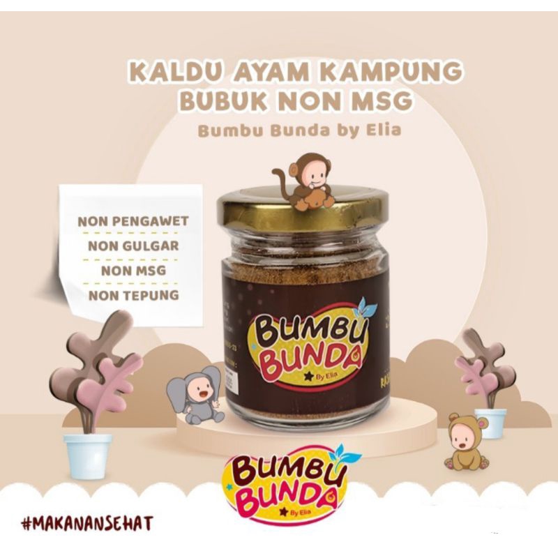 Aneka Kaldu Bumbu Bunda Elia Kaldu Ayam Kampung Jamur Salmon Tuna Sapi Teri Kaldu MPASI Bayi Baby