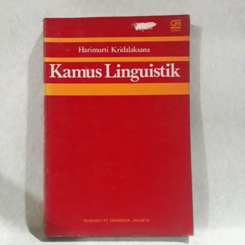 Buku Original - Kamus Linguistik