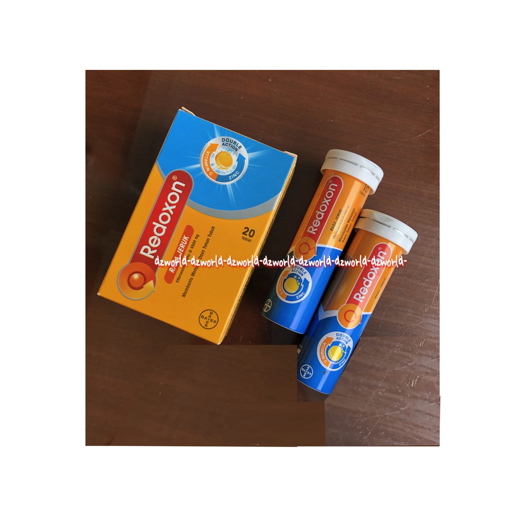 Redoxon Double Action 20tablet Calsium-D Vitamin Tulang Vitamin C Redoxxon Kalsium