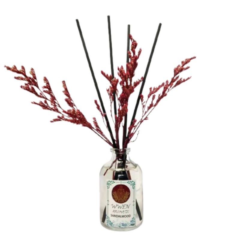 Reed Diffuser Aromatherapy Bunga Difuser Aroma Pengharum Ruangan Pewangi Oil Reed Difuser REED DIFFUSER LOVER'S GRASS REED DIFFUSER REFILL REED DIFFUSER HAMPERS PENGHARUM RUANG AROMATERAPI-ARM BUNGA SANDALWOOD