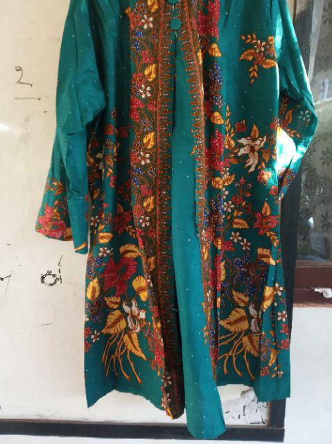 Tunic Santika Pias Cibulan #1 / Tunik Batik Cantik Modern / Batik Tunik Kerja Seragam Batik Kantor