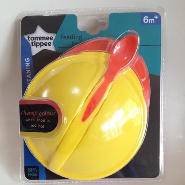 Tommee Tippee Heat Sensor Feeding Bowl | Mangkok Bayi