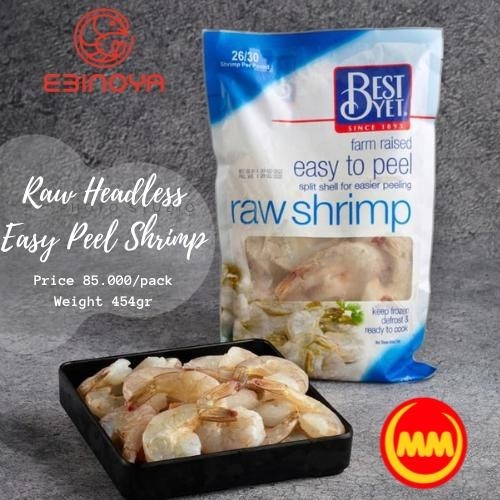 

raw headless easy peel shrimp