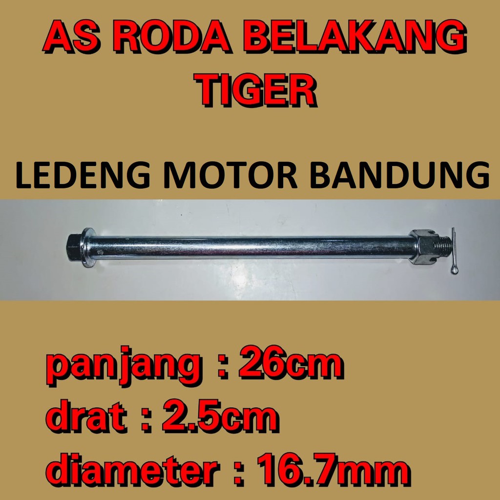 As Roda Belakang Tiger Honda Lokal