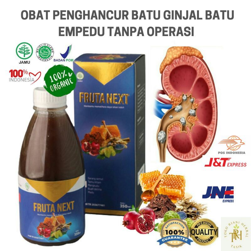 Frutanext Original Obat Penghancur Batu Ginjal Empedu Paling Ampuh Tanpa Harus Operasi Shopee Indonesia