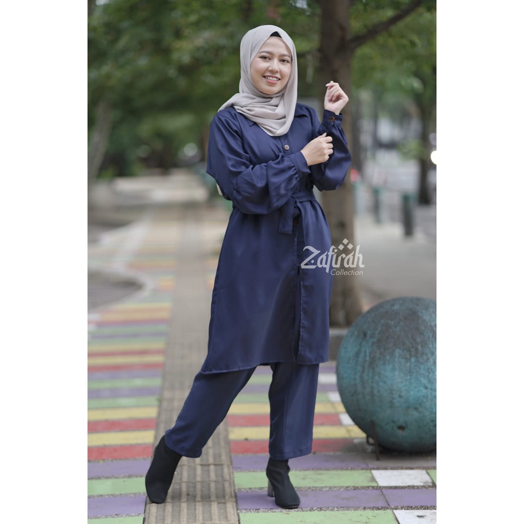 Setcel Polos ORI By Zafirah - One Set Syakila