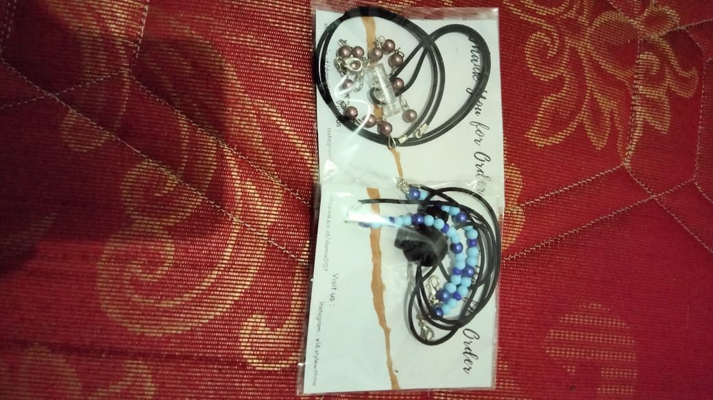 Strapmask / Strap Mask / Konektor Masker / Konektor Hijab / Masker / Manik / Rantai