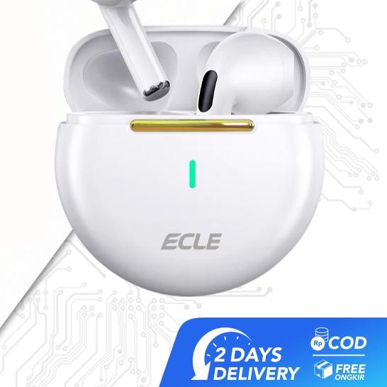 ◊ (NEW) ECLE Pro 6 Music TWS Sports Earphone FreeBuds Headset Bluetooth Noise Reduction True Wireles