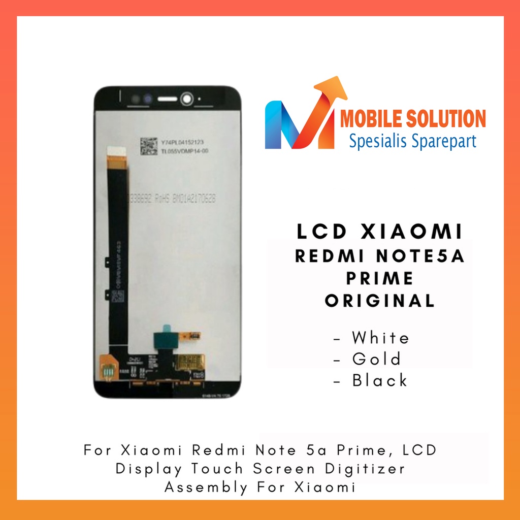 Grosir LCD Xiaomi Redmi Note 5A Prime Fullset Touchscreen ORIGINAL 100% Garansi 1 Bulan + Packing / Bubbel