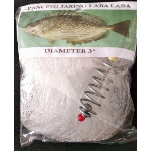 Pancing Jaring Net Bom Ukuran 3&quot; - Net Jaring Ikan Bom Ukuran 3&quot; Kail Umpan Mancing