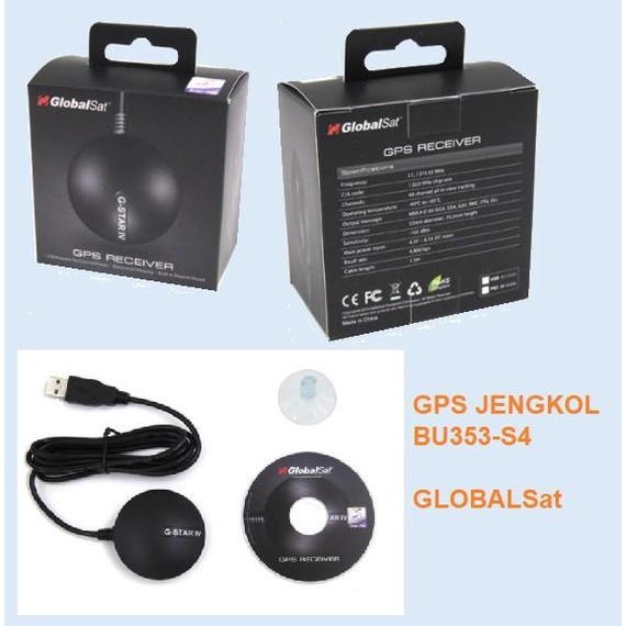 Deportivo/ Gps Jengkol Bu353 S4 Gps Globalsat Gps Bu353-S Iv Drive Test Gps Mouse