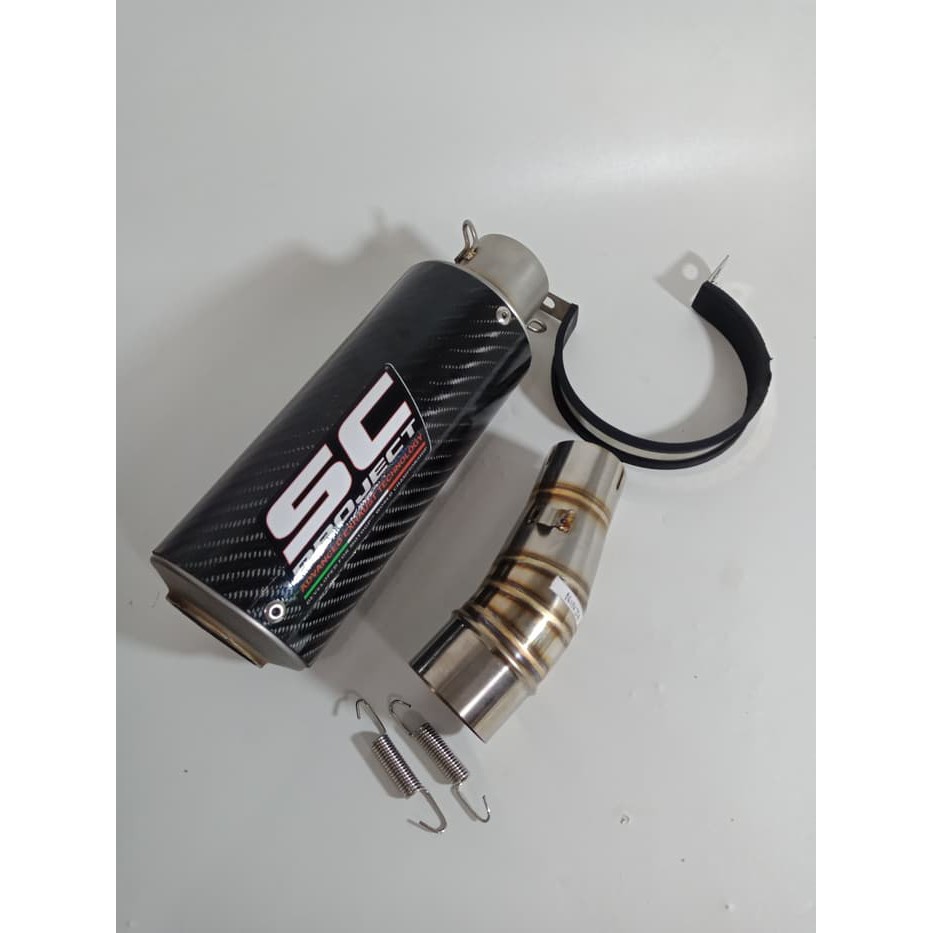 Knalpot Sc Project Rep - Original Carbon Slip On Ninja 250 2018 - R25