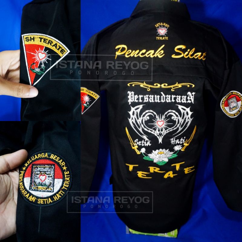 SAKRAL WARGA PSHT BORDIR / SERAGAM SILAT / SAKRAL IPSI / SAKRAL BORDIR / SAKRAL SISWA / PENCAK SILAT